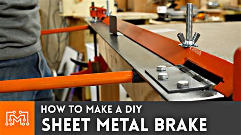 how to build a sheet metal brake|homemade sheet metal bending brake.